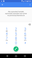 Dialer, połączenia głosowe i wprowadzanie tekstu
