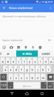 Dialer, połączenia głosowe i wprowadzanie tekstu