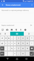 Dialer, połączenia głosowe i wprowadzanie tekstu