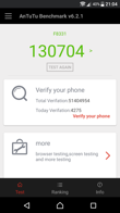 Wyniki benchmarków: Antutu, Vellamo, PCMark, Geekbench, BaseMark, 3DMark 
