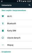 Wielozadaniowość, ustawienia, bateria
