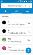 DualSIM, dialer, kontakty i SMS
