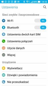 Ustawienia, ZenMotion, biometria