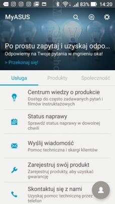 Aplikacje Asus