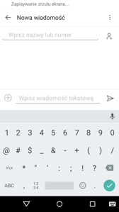 Wprowadzanie tekstu - systemowa klawiatura Androida