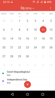 Wybrane aplikacje: kalendarz, menadżer plików, aktualizacje, pogoda i kompas