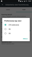 Dialer | Ustawienia dual-SIM | Połączenia głosowe