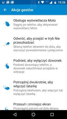 Dodatkowe opcje sterowania