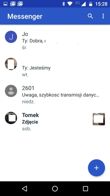 Aplikacja telefonu i SMS