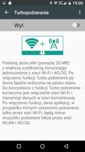 Ustawienia, gesty Ustawienia, gesty