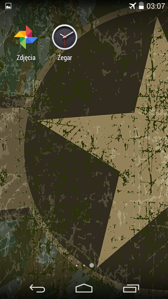 Menu aplikacji - stan po pierwszym uruchomieniu smartfonu Menu aplikacji - stan po pierwszym uruchomieniu smartfonu