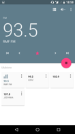Radio FM i odtwarzanie muzyki