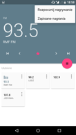 Radio FM i odtwarzanie muzyki
