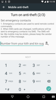 Mobile anti-theft i Data Protection