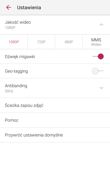 Menu aparatu głównego - tryb automatyczny i ręczny, ustawienia