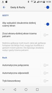 Inne funkcje interfejsu Mifavor