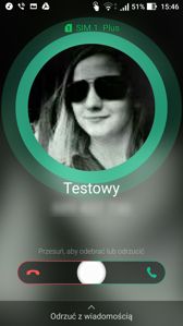 Dialer | Ustawienia połączeń | DualSIM | Połączenia głosowe