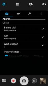 Menu aparatu głównego
