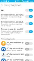 Aplikacja Splendid | Obsługa gestów | Panel Always-On