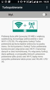 Aplikacja SMS i TurboPobieranie Aplikacja SMS i TurboPobieranie