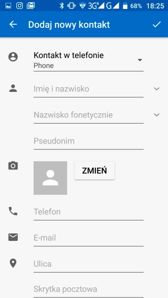 Aplikacja telefonu, obsługa DualSIM i transmisji danych Aplikacja telefonu, obsługa DualSIM i transmisji danych
