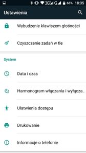 Ustawienia, aktualizacje Ustawienia, aktualizacje