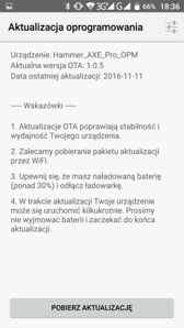 Ustawienia, aktualizacje Ustawienia, aktualizacje