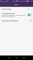 Gesty, tryb obsługi jedną ręką, przycisk pływający i zmiana paska nawigacyjnego