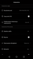Interfejs aplikacji aparatu