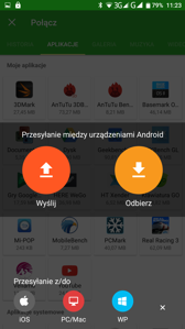 Opcje łączności: HT Xender, nawigacja, HotKnot i Turbopobieranie Opcje łączności: HT Xender, nawigacja, HotKnot i Turbopobieranie