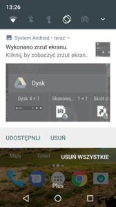 Widżety, edycja pulpitu, ustawienia, powiadomienia 