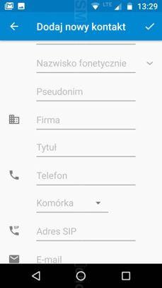 Aplikacja telefonu i zarządzanie kartami SIM