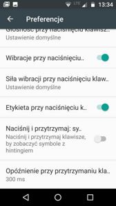 Aplikacja wiadomości i klawiatura systemowa