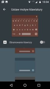 Aplikacja wiadomości i klawiatura systemowa