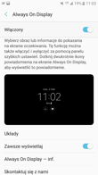 Zmiana parametrów wyświetlanego obrazu i funkcja Always-On Display Zmiana parametrów wyświetlanego obrazu i funkcja Always-On Display