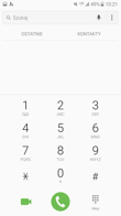 Dialer | Połączenia głosowe | Klawiatura Samsung