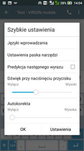 Klawiatura ZenUI Klawiatura ZenUI