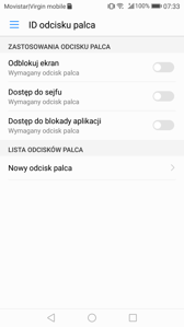 Zarządzanie odciskami palców