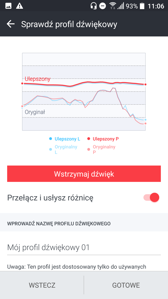 Tworzenie profilu audio uSonic