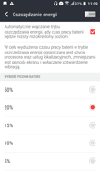 Tryby pracy baterii, wynik w PC Mark i czasu pracy z włączonym ekranem (SoT)