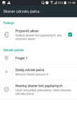 Zarządzanie odciskami palców
