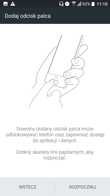 Zarządzanie odciskami palców