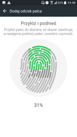 Zarządzanie odciskami palców