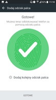 Zarządzanie odciskami palców