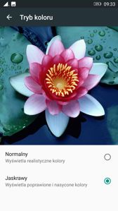 Tryb koloru | Personalizacja interfejsu | Ustawienia ekranu | Moduł uruchomieniowy | Aplikacja Motywy