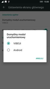 Tryb koloru | Personalizacja interfejsu | Ustawienia ekranu | Moduł uruchomieniowy | Aplikacja Motywy