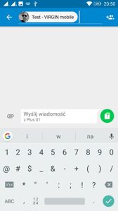 Ustawienia połączeń i klawiatura