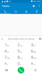 Ustawienia dual-SIM, dialer i połączenia głosowe