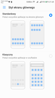 Porównanie interfejsu bez oraz z menu aplikacji