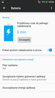 Ustawienia baterii, czas pracy z włączonym ekranem, wynik z PC Mark Ustawienia baterii, czas pracy z włączonym ekranem, wynik z PC Mark